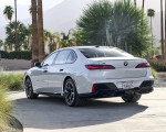 2023 BMW 760i xDrive (Color: Mineral White Metallic; US-Spec) Rear Three-Quarter Wallpapers 150x120