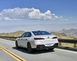 2023 BMW 760i xDrive (Color: Mineral White Metallic; US-Spec) Rear Three-Quarter Wallpapers 150x120
