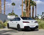 2023 BMW 760i xDrive (Color: Mineral White Metallic; US-Spec) Rear Three-Quarter Wallpapers 150x120