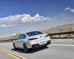 2023 BMW 760i xDrive (Color: Mineral White Metallic; US-Spec) Rear Three-Quarter Wallpapers 150x120