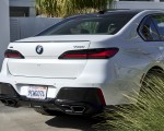 2023 BMW 760i xDrive (Color: Mineral White Metallic; US-Spec) Rear Wallpapers 150x120