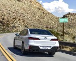 2023 BMW 760i xDrive (Color: Mineral White Metallic; US-Spec) Rear Wallpapers 150x120