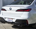 2023 BMW 760i xDrive (Color: Mineral White Metallic; US-Spec) Rear Wallpapers 150x120