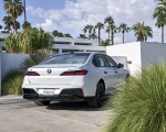 2023 BMW 760i xDrive (Color: Mineral White Metallic; US-Spec) Rear Wallpapers 150x120