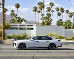 2023 BMW 760i xDrive (Color: Mineral White Metallic; US-Spec) Side Wallpapers 150x120