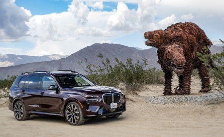 2023 BMW X7 M60i xDrive (Color: Ametrin; US-Spec) Front Three-Quarter Wallpapers 450x275 (16)