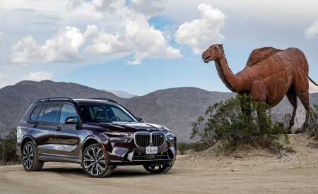 2023 BMW X7 M60i xDrive (Color: Ametrin; US-Spec) Front Three-Quarter Wallpapers 450x275 (18)