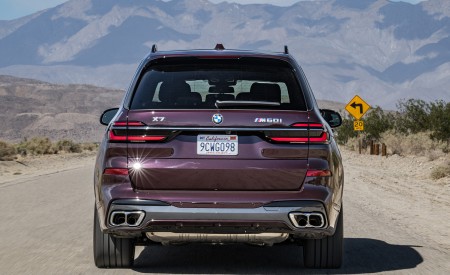 2023 BMW X7 M60i xDrive (Color: Ametrin; US-Spec) Rear Wallpapers 450x275 (15)