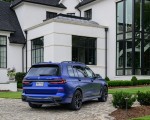 2023 BMW X7 M60i xDrive (Color: Frozen Marina Bay Blue; US-Spec) Rear Three-Quarter Wallpapers 150x120