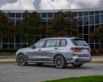 2023 BMW X7 M60i xDrive (Color: Frozen Pure Grey Metallic; US-Spec) Rear Three-Quarter Wallpapers 150x120