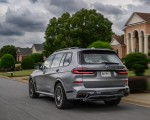 2023 BMW X7 M60i xDrive (Color: Frozen Pure Grey Metallic; US-Spec) Rear Three-Quarter Wallpapers 150x120