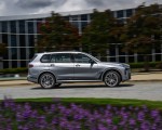 2023 BMW X7 M60i xDrive (Color: Frozen Pure Grey Metallic; US-Spec) Side Wallpapers 150x120