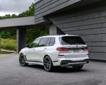 2023 BMW X7 M60i xDrive (Color: Mineral White; US-Spec) Rear Three-Quarter Wallpapers 150x120