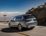 2023 BMW X7 xDrive 40i (Color: Blue Ridge Mountain; US-Spec) Rear Three-Quarter Wallpapers 150x120