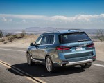 2023 BMW X7 xDrive 40i (Color: Blue Ridge Mountain; US-Spec) Rear Three-Quarter Wallpapers 150x120