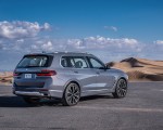 2023 BMW X7 xDrive 40i (Color: Sparkling Copper Grey; US-Spec) Rear Three-Quarter Wallpapers 150x120