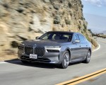 2023 BMW i7 xDrive60 (Color: Oxid Grey Metallic; US-Spec) Front Three-Quarter Wallpapers 150x120