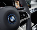 2023 BMW i7 xDrive60 (Color: Oxid Grey Metallic; US-Spec) Interior Steering Wheel Wallpapers 150x120