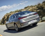 2023 BMW i7 xDrive60 (Color: Oxid Grey Metallic; US-Spec) Rear Three-Quarter Wallpapers 150x120