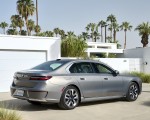 2023 BMW i7 xDrive60 (Color: Oxid Grey Metallic; US-Spec) Rear Three-Quarter Wallpapers 150x120