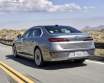2023 BMW i7 xDrive60 (Color: Oxid Grey Metallic; US-Spec) Rear Three-Quarter Wallpapers 150x120