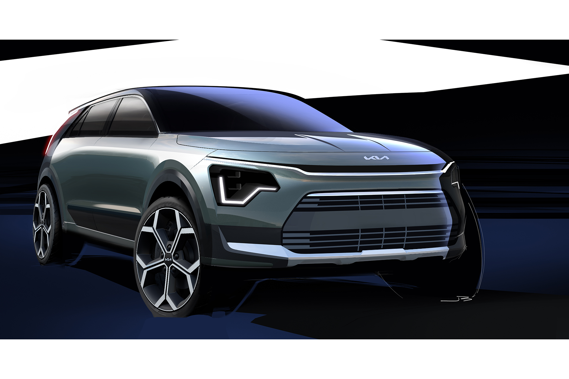 2023 Kia Niro HEV US version Design Sketch Wallpapers (14)