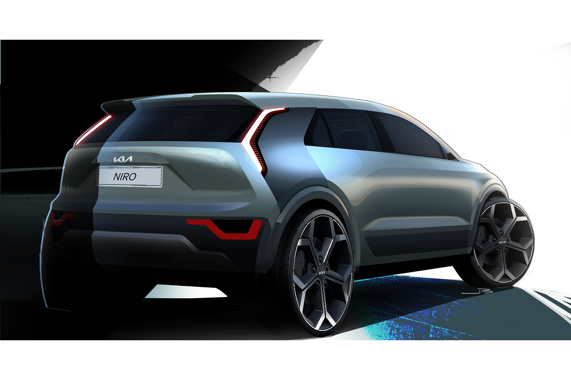 2023 Kia Niro HEV US version Design Sketch Wallpapers (15)