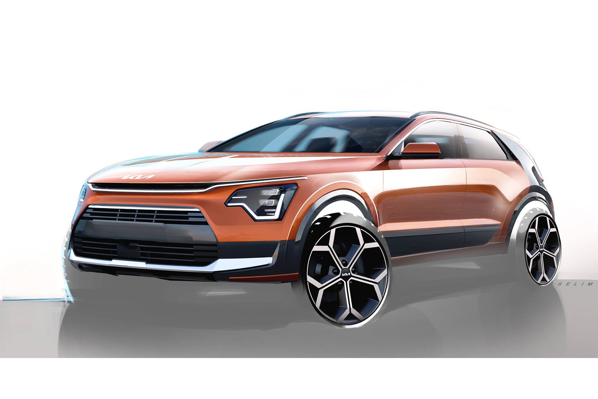 2023 Kia Niro PHEV (US-Spec) Design Sketch Wallpapers #22 of 37