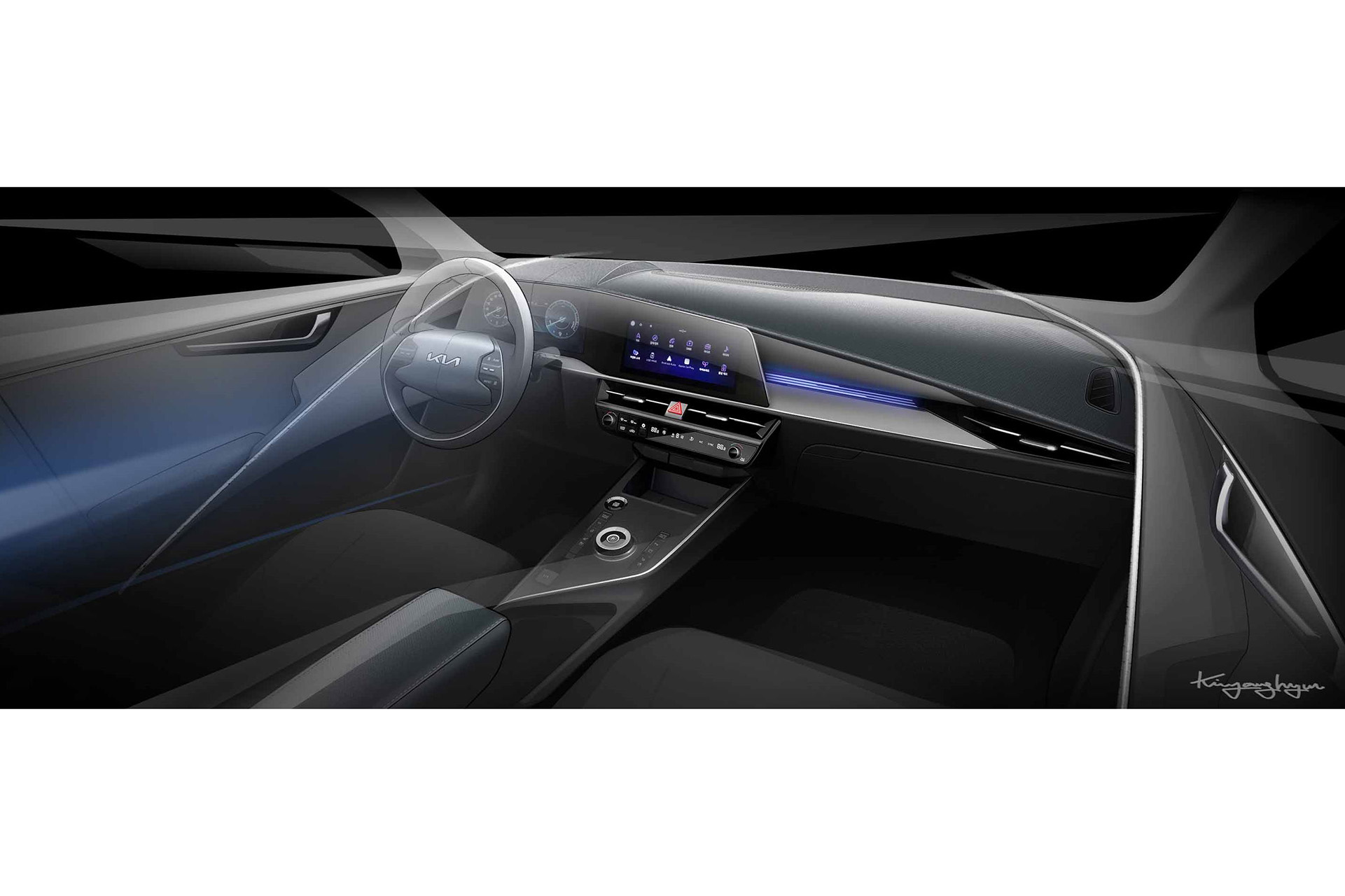 2023 Kia Niro PHEV (US-Spec) Design Sketch Wallpapers #37 of 37