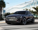 2024 Audi Q8 Sportback e-tron quattro (Color: Madeira Brown Metallic) Front Three-Quarter Wallpapers 150x120 (3)