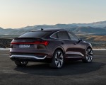 2024 Audi Q8 Sportback e-tron quattro (Color: Madeira Brown Metallic) Rear Three-Quarter Wallpapers 150x120 (19)