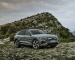 2024 Audi Q8 e-tron quattro (Color: Chronos Gray Metallic) Front Three-Quarter Wallpapers 150x120 (12)