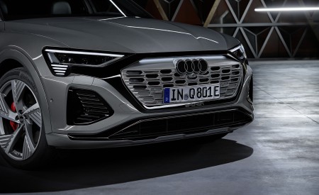 2024 Audi Q8 e-tron quattro (Color: Chronos Gray metallic) Front Wallpapers 450x275 (39)