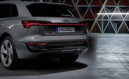2024 Audi Q8 e-tron quattro (Color: Chronos Gray metallic) Rear Wallpapers 450x275 (42)