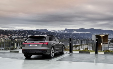 2024 Audi Q8 e-tron quattro (Color: Chronos Gray metallic) Rear Wallpapers 450x275 (22)