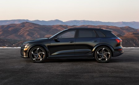 2024 Audi SQ8 e-tron quattro (Color: Mythos Black Metallic) Side Wallpapers 450x275 (22)