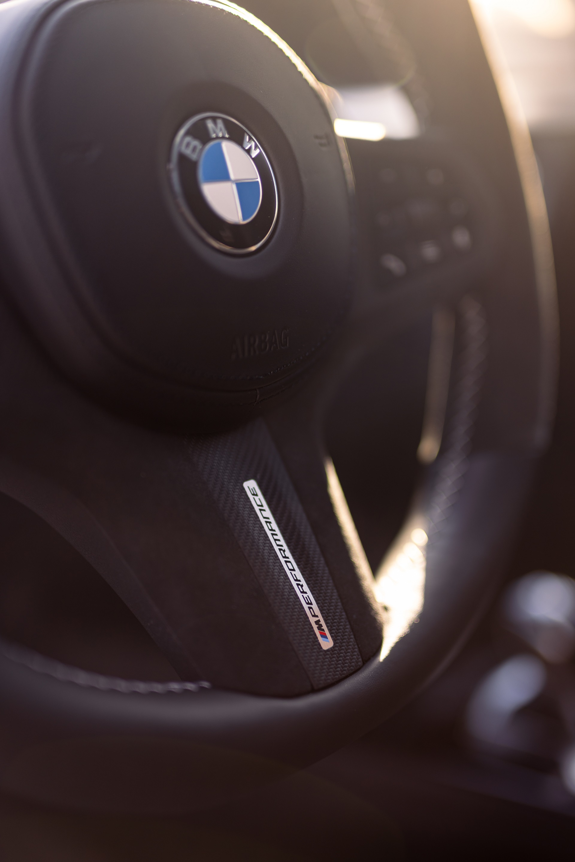 2023 BMW M135i xDrive M Performance Parts (Color: Urban Green) Interior Steering Wheel Wallpapers #24 of 29