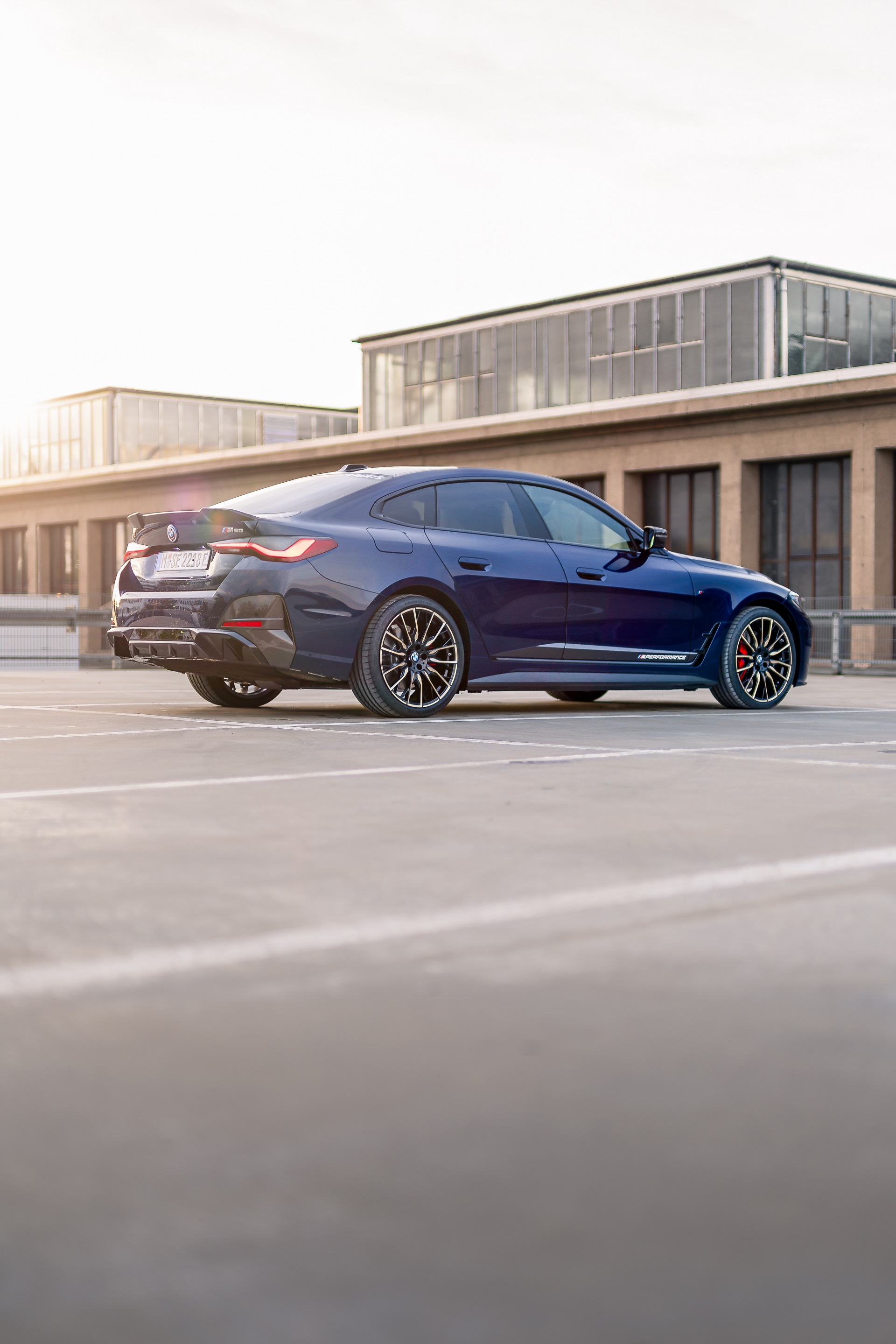 2023 BMW i4 M50 M Performance Parts Rear Three-Quarter Wallpapers (4)