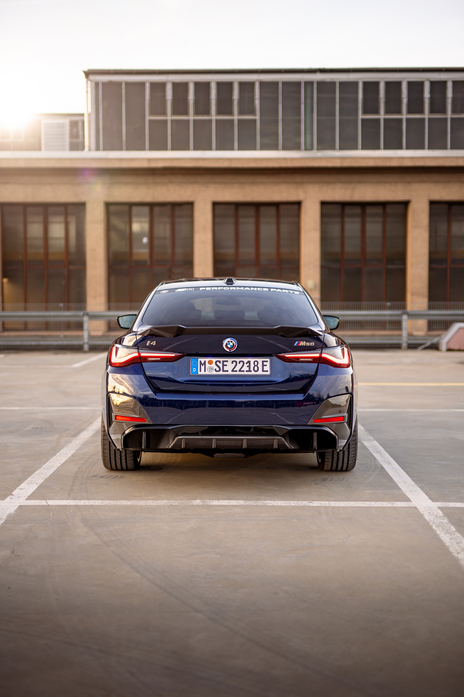 2023 BMW i4 M50 M Performance Parts Rear Wallpapers #6 of 25