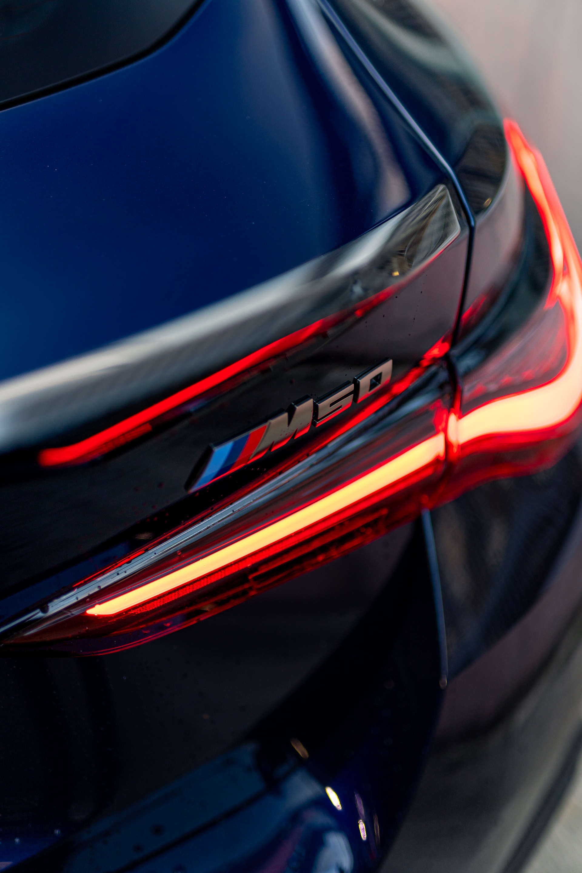 2023 BMW i4 M50 M Performance Parts Tail Light Wallpapers #17 of 25