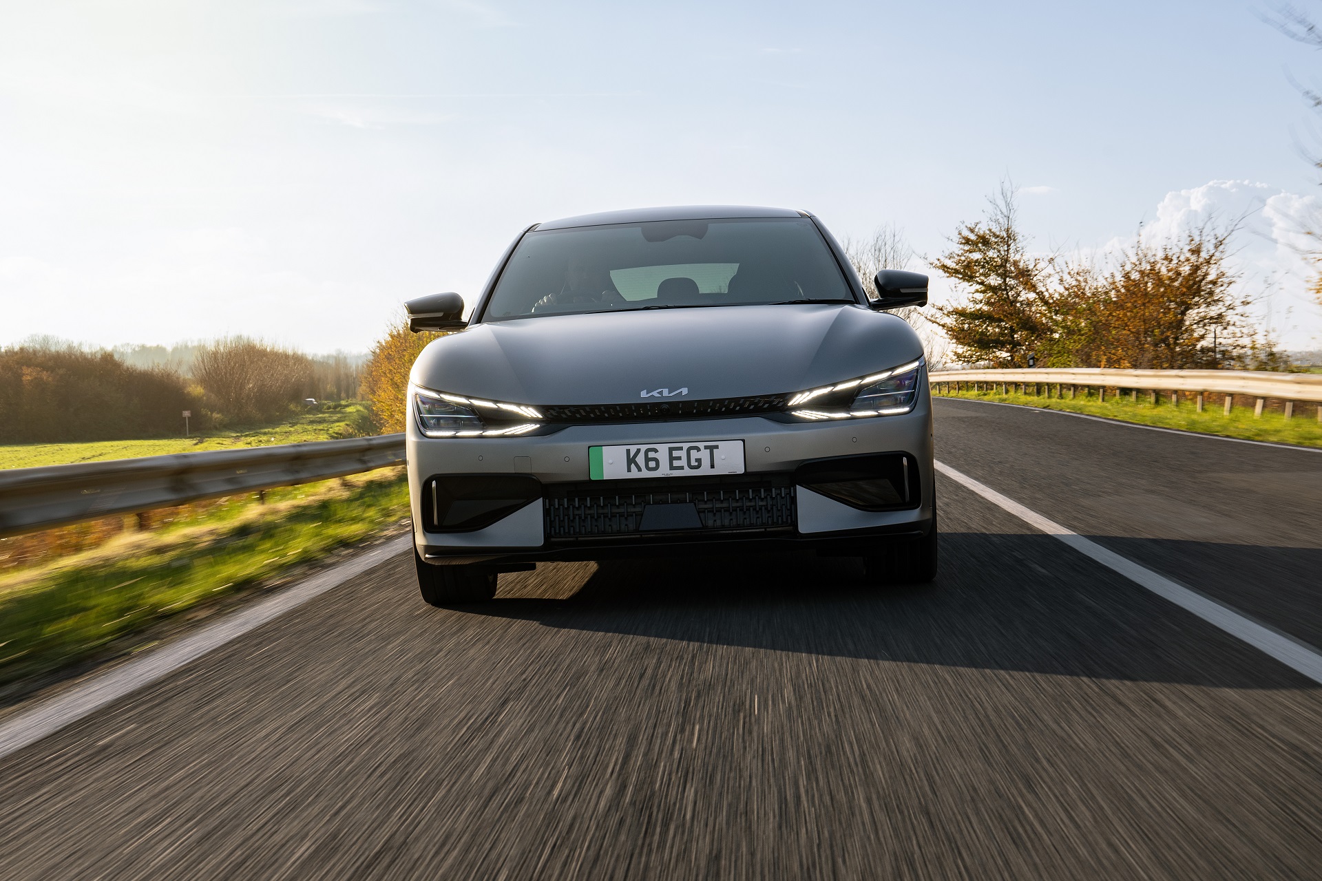 2023 Kia EV6 GT (UK-Spec) Front Wallpapers (3)