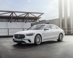 2023 Mercedes-AMG S 63 E PERFORMANCE (Color: MANUFAKTUR Cashmere White Magno) Front Three-Quarter Wallpapers 150x120 (25)