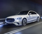 2023 Mercedes-AMG S 63 E PERFORMANCE (Color: MANUFAKTUR Cashmere White Magno) Front Three-Quarter Wallpapers 150x120 (16)