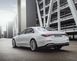 2023 Mercedes-AMG S 63 E PERFORMANCE (Color: MANUFAKTUR Cashmere White Magno) Rear Three-Quarter Wallpapers 150x120 (20)