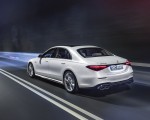 2023 Mercedes-AMG S 63 E PERFORMANCE (Color: MANUFAKTUR Cashmere White Magno) Rear Three-Quarter Wallpapers 150x120 (15)