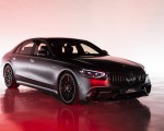2023 Mercedes-AMG S 63 E PERFORMANCE (Color: MANUFAKTUR Selenite Grey Magno) Front Three-Quarter Wallpapers 150x120