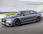 2023 Mercedes-AMG S 63 E PERFORMANCE (Color: MANUFAKTUR Selenite Grey Magno) Front Three-Quarter Wallpapers 150x120 (3)