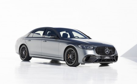 2023 Mercedes-AMG S 63 E PERFORMANCE (Color: MANUFAKTUR Selenite Grey Magno) Front Three-Quarter Wallpapers 450x275 (78)