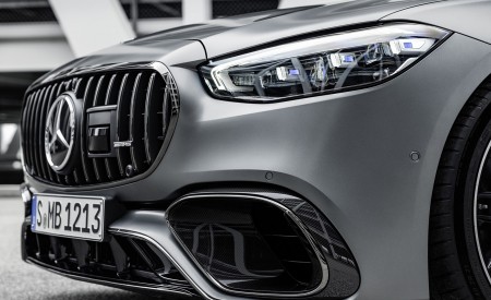 2023 Mercedes-AMG S 63 E PERFORMANCE (Color: MANUFAKTUR Selenite Grey Magno) Front Wallpapers 450x275 (43)