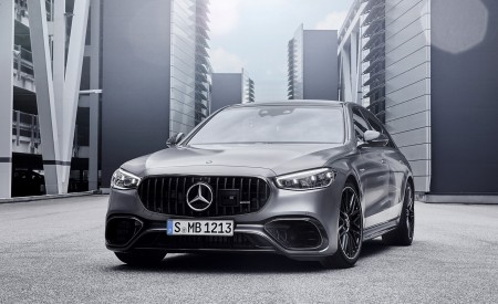 2023 Mercedes-AMG S 63 E PERFORMANCE (Color: MANUFAKTUR Selenite Grey Magno) Front Wallpapers 450x275 (38)